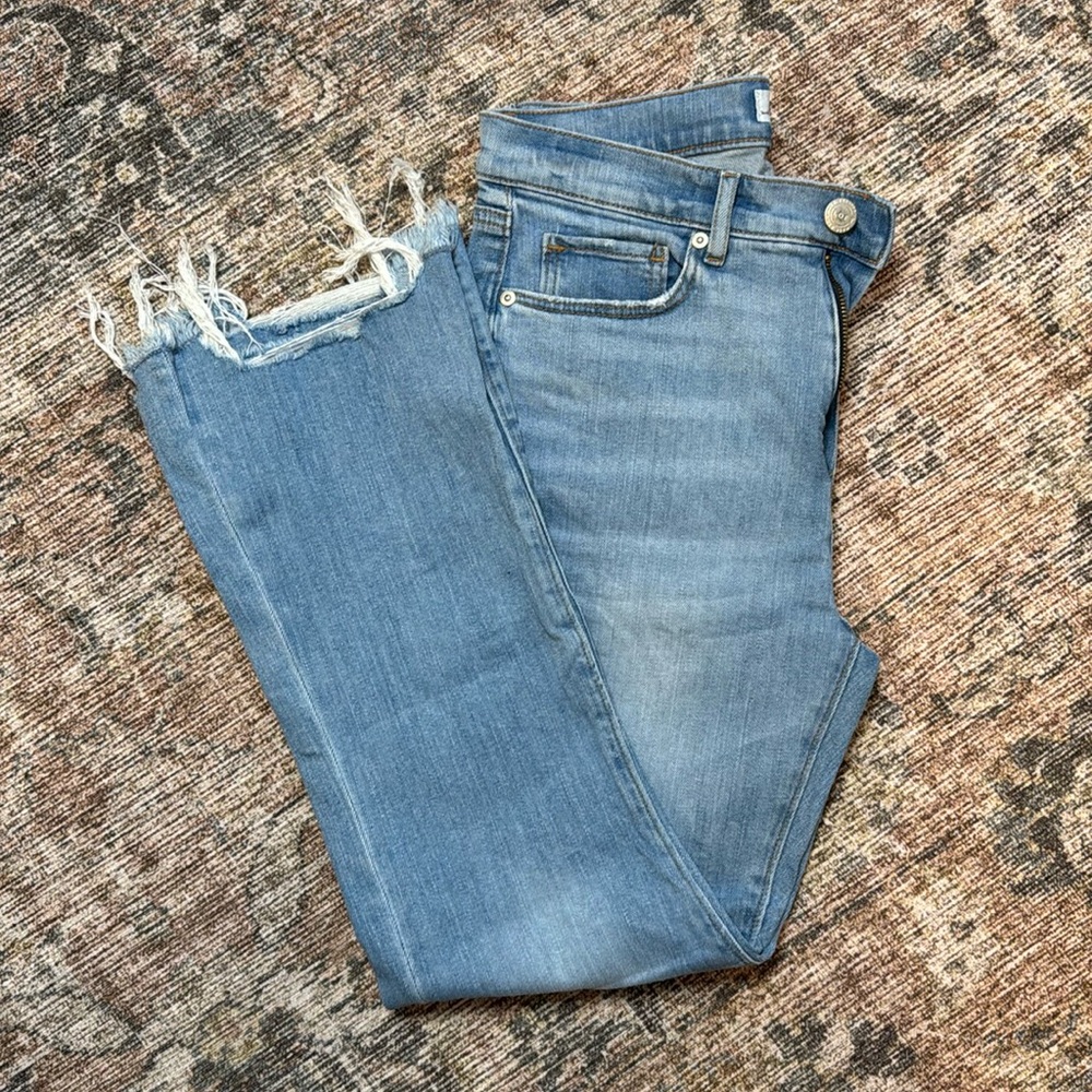 Loft high waist kick crop size 2/26